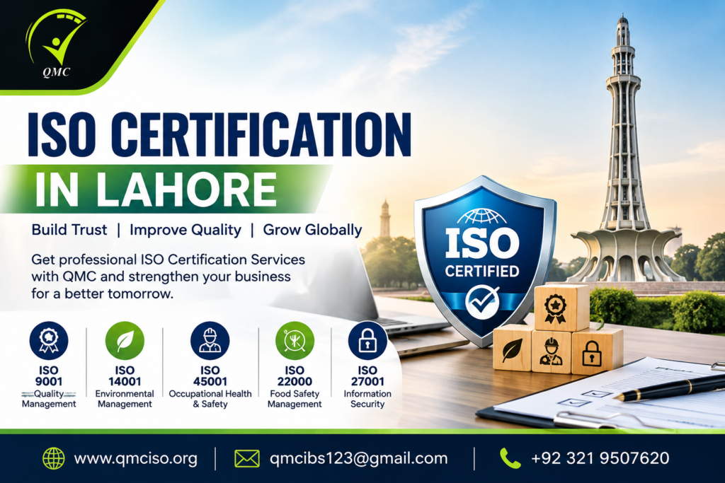 ISO Certification in Lahore for businesses and organizations