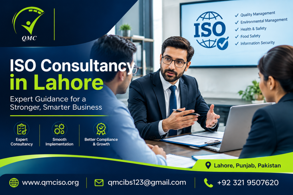 ISO consultancy in Lahore for professional certification and management system support