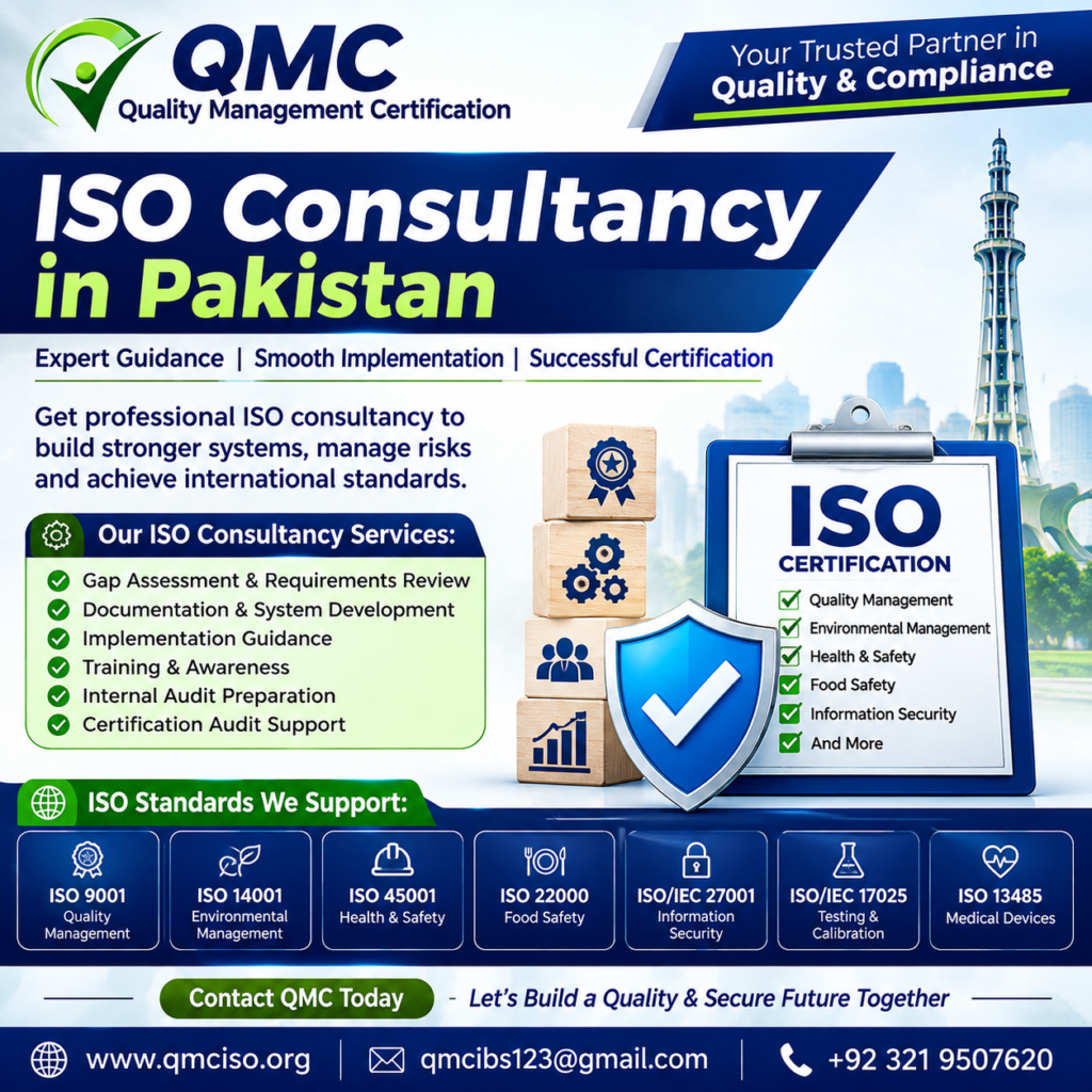 ISO consultancy in Pakistan