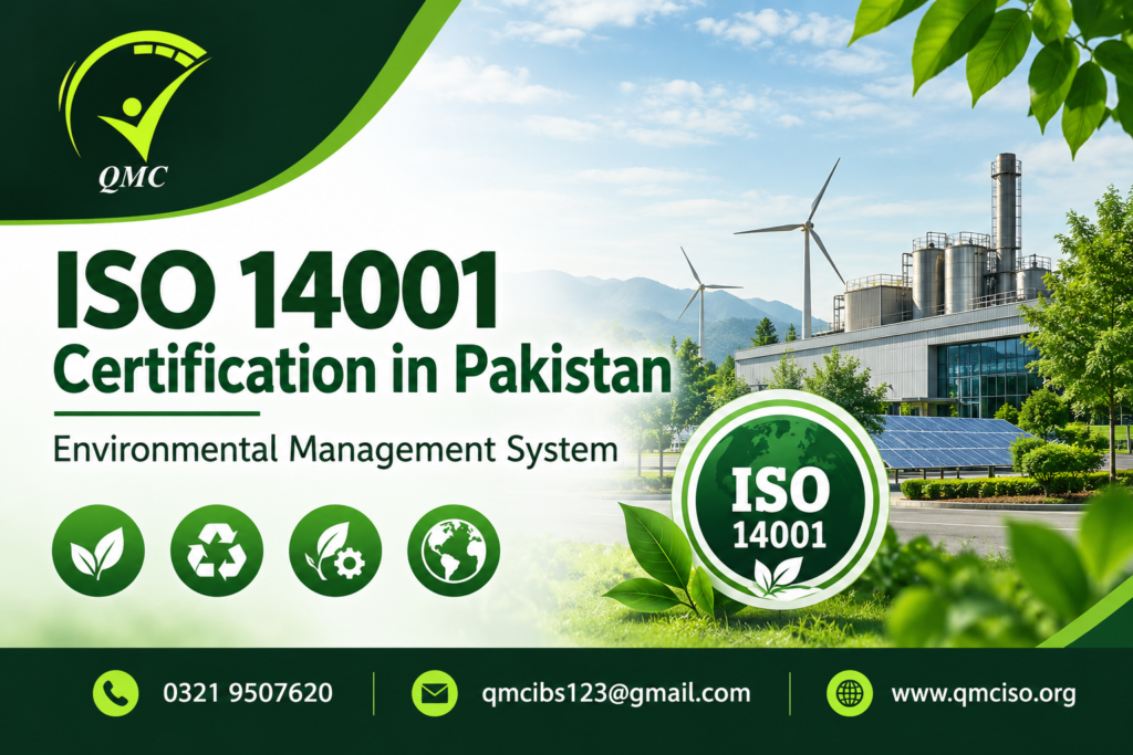 ISO 14001 Certification in Pakistan by QMC for Environmental Management Systems