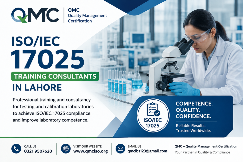 ISO-17025 Training Consultants in Lahore – QMC